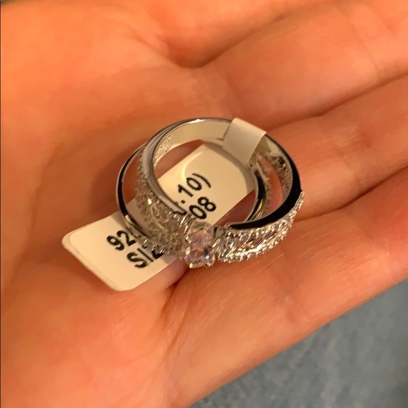 0.50ct Marquis Engagement Ring 2pc set - Picture 10 of 12